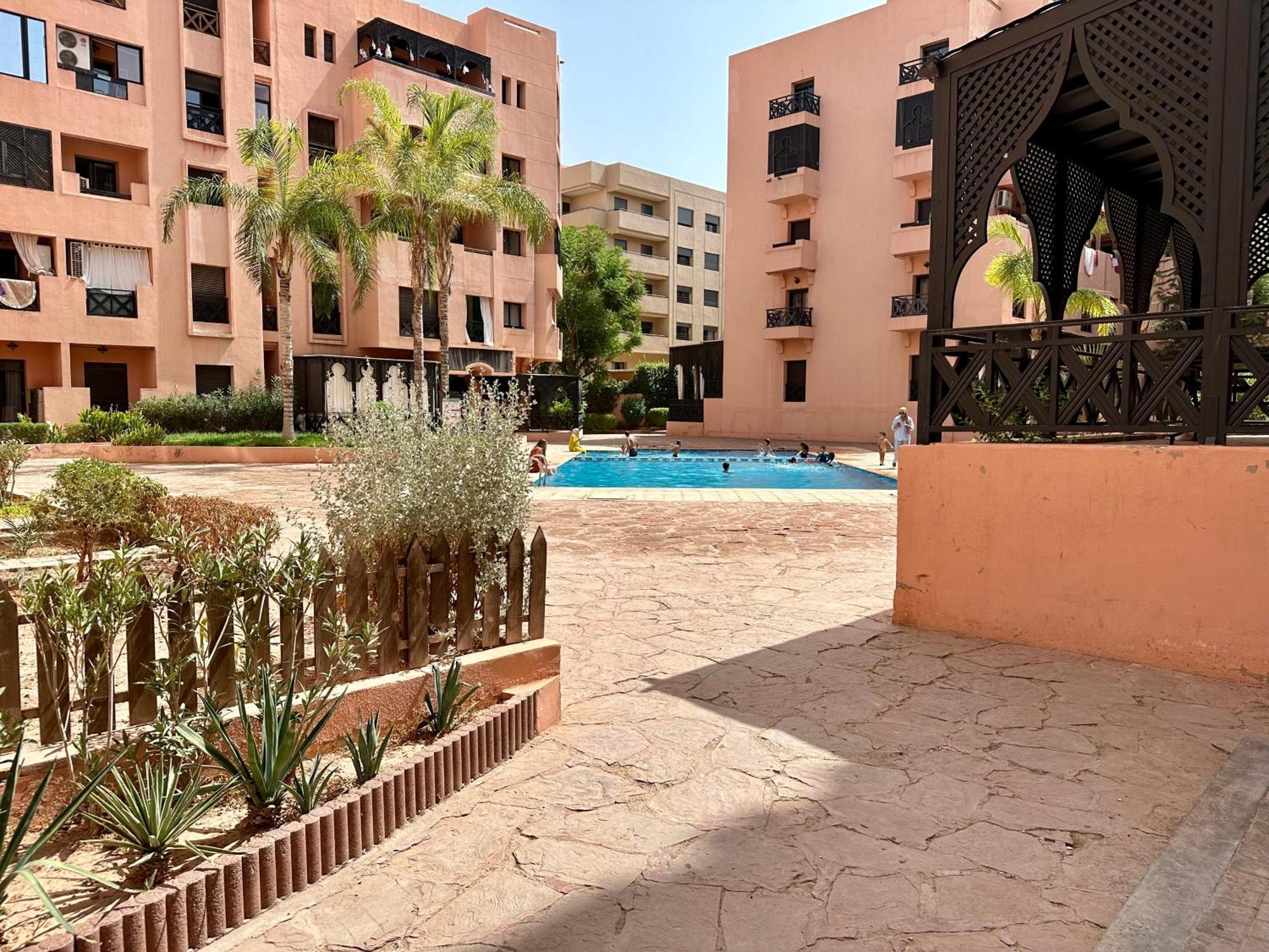Oasis De Detente Avec Terrasse Et Vue Sur Piscine Marrakesh Eksteriør bilde