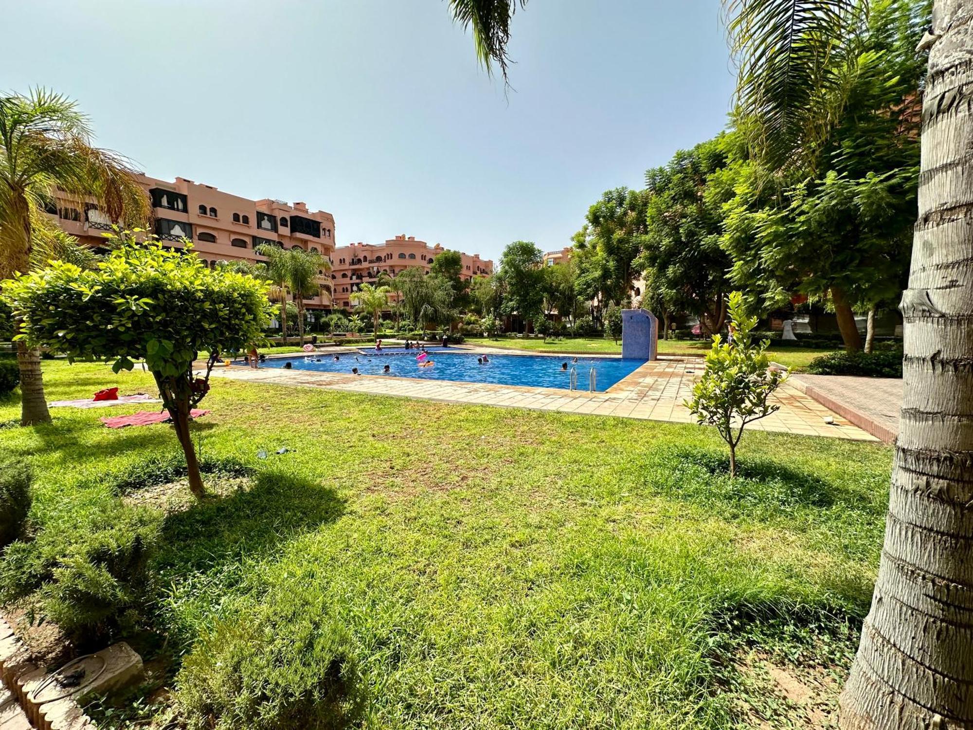 Oasis De Detente Avec Terrasse Et Vue Sur Piscine Marrakesh Eksteriør bilde