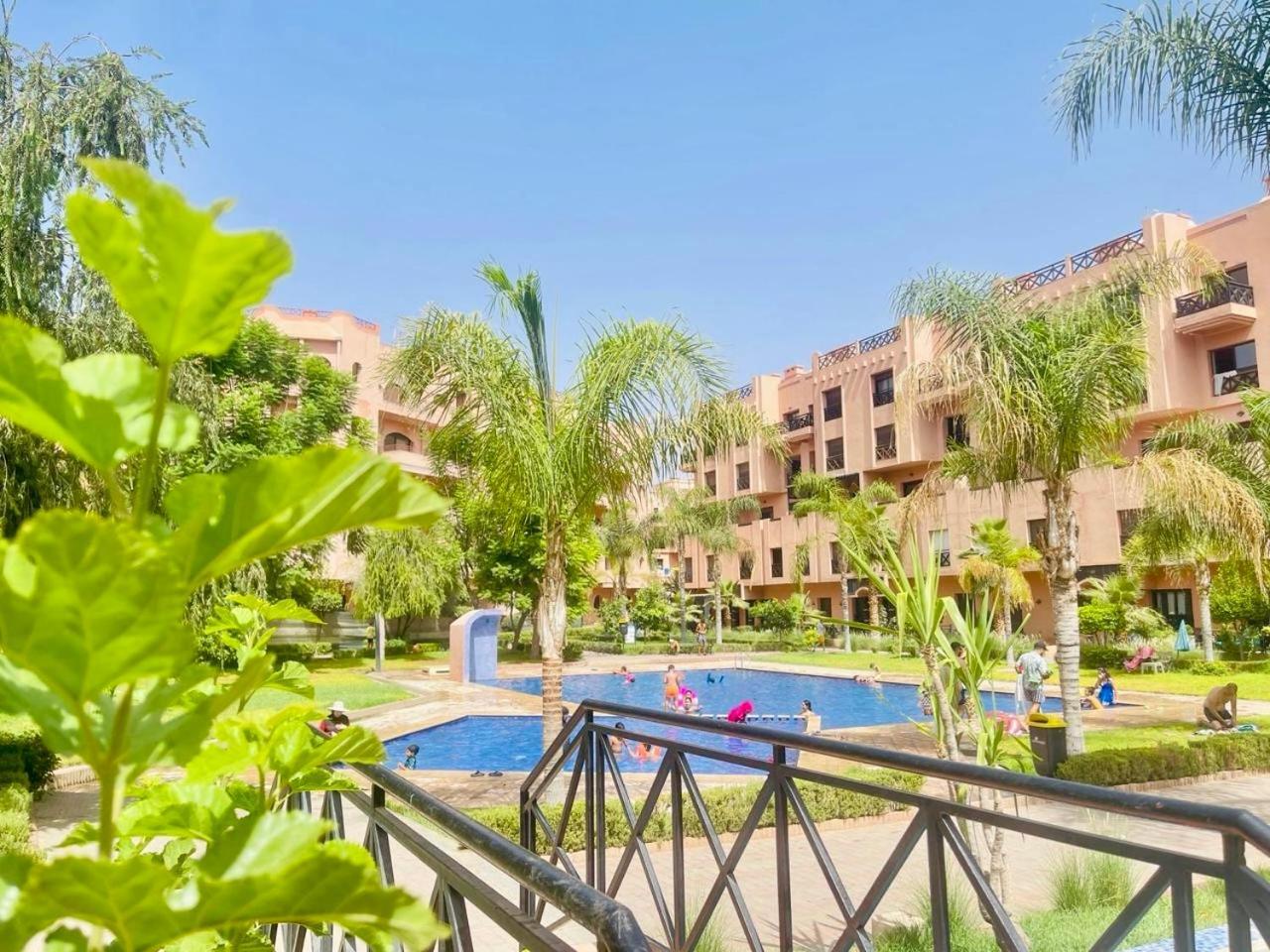 Oasis De Detente Avec Terrasse Et Vue Sur Piscine Marrakesh Eksteriør bilde