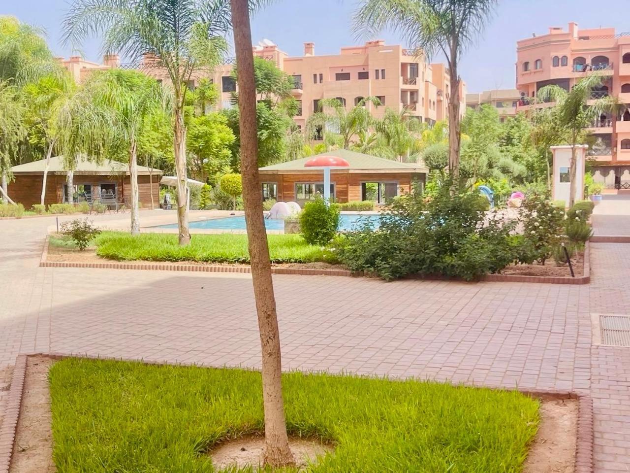 Oasis De Detente Avec Terrasse Et Vue Sur Piscine Marrakesh Eksteriør bilde